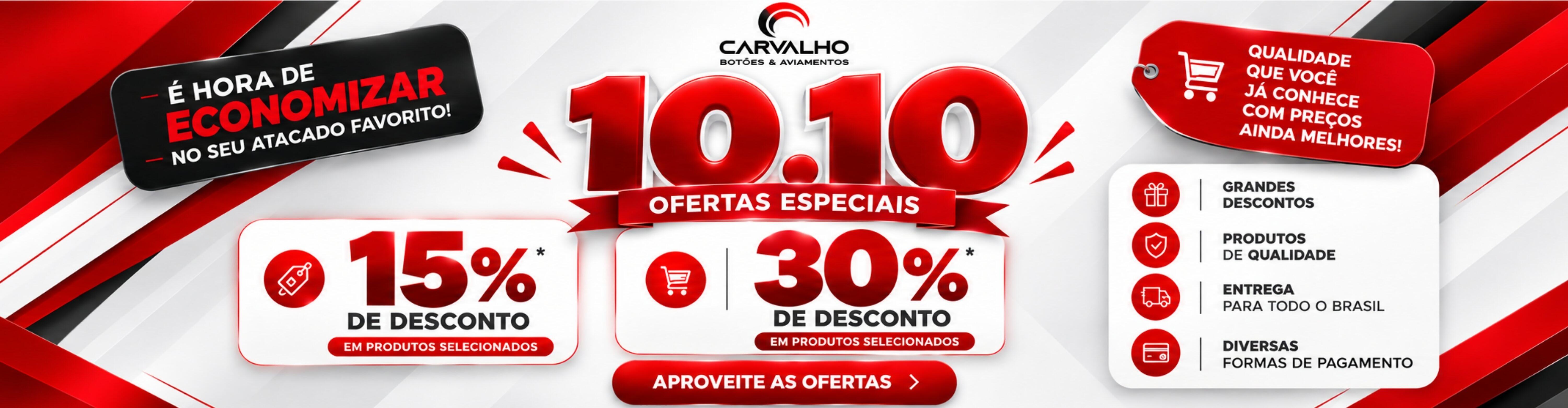 Carvalho Botões - Ofertas 10/10